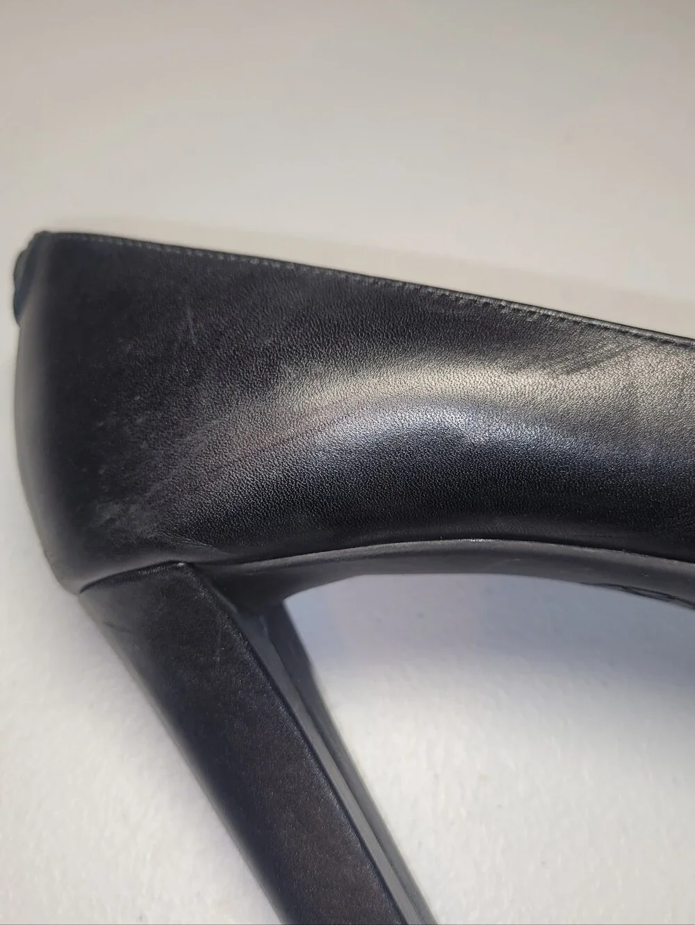 Michael Kors Black Pointed Toe Mid-Heel Pumps, 8.5